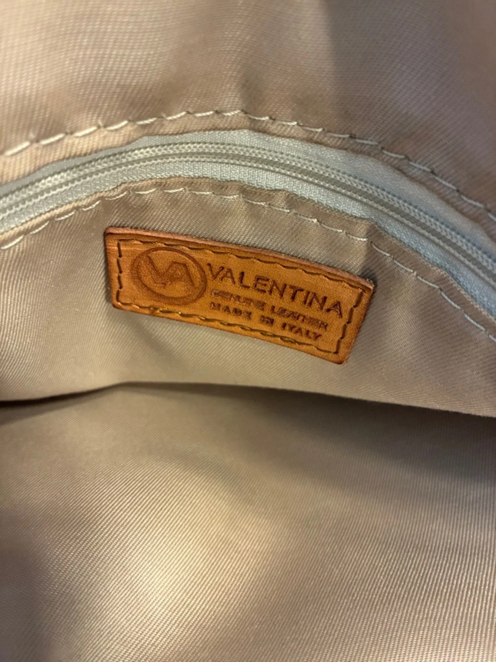 Valentino pebbled leather